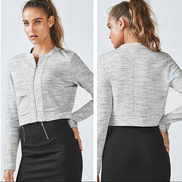 Fabletics Magnolia Jacket Gray XXL - Picture 7 of 7